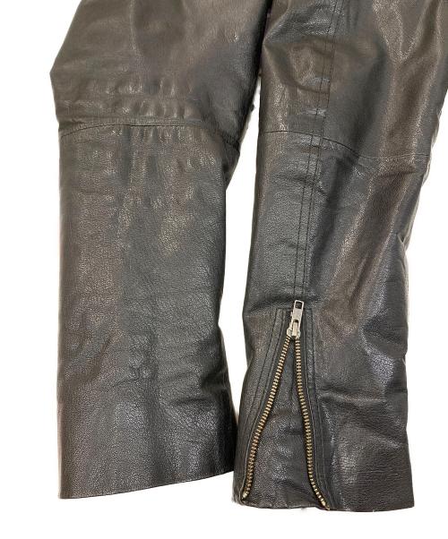 NUDIE JEANS（ヌーディー・ジーンズ）NUDIE JEANS (ヌーディー・ジーンズ) ラムレザージャケット ブラック サイズ:XLの古着・服飾アイテム
