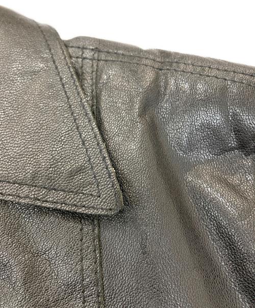 NUDIE JEANS（ヌーディー・ジーンズ）NUDIE JEANS (ヌーディー・ジーンズ) ラムレザージャケット ブラック サイズ:XLの古着・服飾アイテム