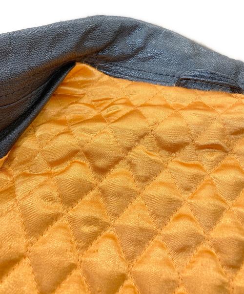 NUDIE JEANS（ヌーディー・ジーンズ）NUDIE JEANS (ヌーディー・ジーンズ) ラムレザージャケット ブラック サイズ:XLの古着・服飾アイテム