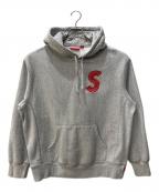 SUPREMEシュプリーム）の古着「S Logo Hooded Sweatshirt」｜グレー