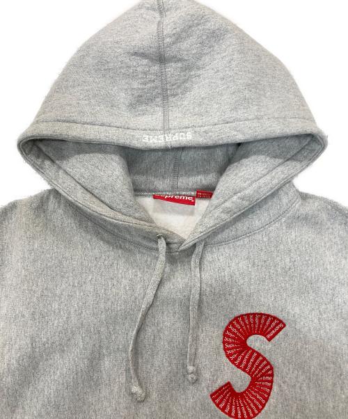 SUPREME（シュプリーム）SUPREME (シュプリーム) S Logo Hooded Sweatshirt グレー サイズ:Ⅿの古着・服飾アイテム