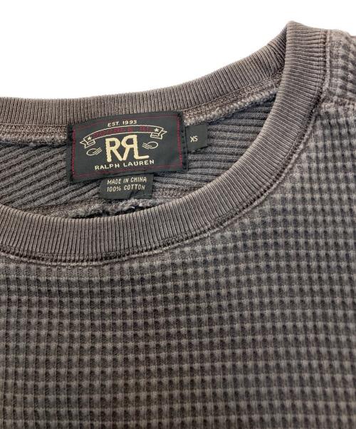 RRL（ダブルアールエル）RRL (ダブルアールエル) サーマルカットソー グレー サイズ:XSの古着・服飾アイテム
