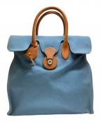 RALPH LAURENラルフローレン）の古着「2wayキャンバストートバッグ」｜ブルー