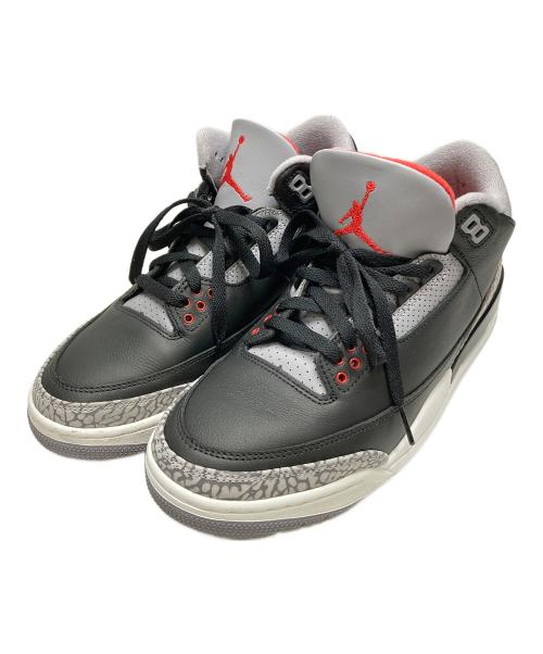 NIKE（ナイキ）NIKE (ナイキ) AIR JORDAN 3 RETRO グレー サイズ:26.5の古着・服飾アイテム