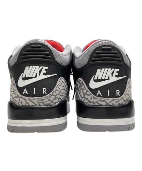 NIKE（ナイキ）NIKE (ナイキ) AIR JORDAN 3 RETRO グレー サイズ:26.5の古着・服飾アイテム