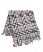 BURBERRY LONDONバーバリーロンドン）の古着「ノバチェックマフラー」｜グレー