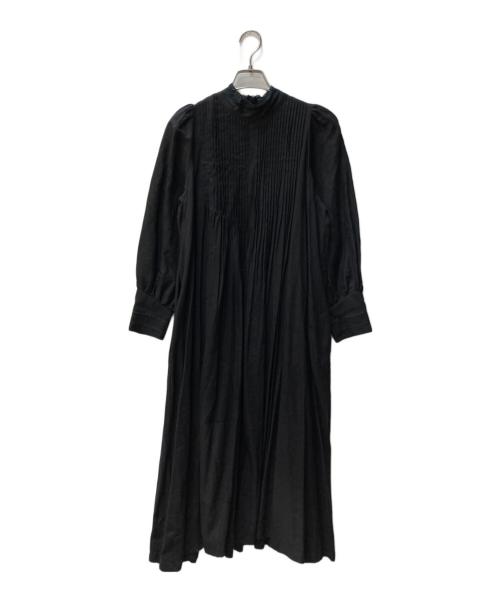 onomatopee（オノマトペ）onomatopee (オノマトペ) リネンワンピース ブラック サイズ:FREEの古着・服飾アイテム