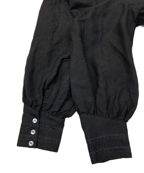 onomatopee（オノマトペ）onomatopee (オノマトペ) リネンワンピース ブラック サイズ:FREEの古着・服飾アイテム