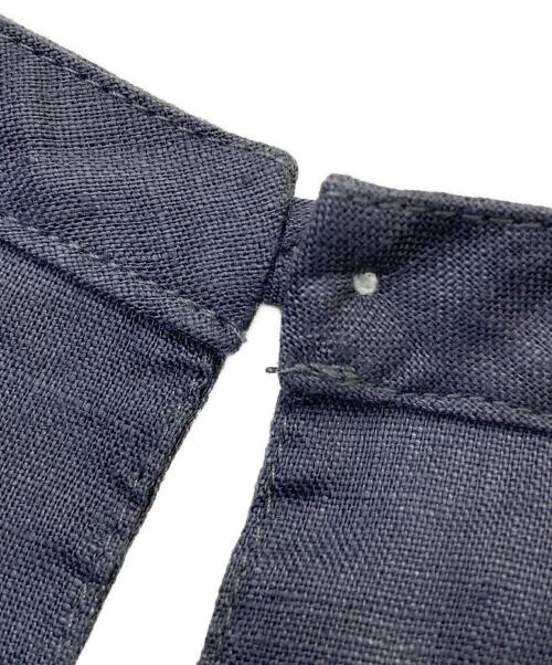 08MAB（ゼロハチマブ）08MAB (ゼロハチマブ) ラグラン袖ピンタックリネンワンピース ブラック サイズ:FREEの古着・服飾アイテム