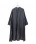 08MAB (ゼロハチマブ) ラグラン袖ピンタックリネンワンピース ブラック サイズ:FREE：7000円