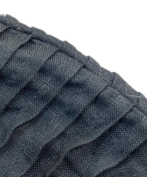 08MAB（ゼロハチマブ）08MAB (ゼロハチマブ) ピンタックボリューム袖リネンワンピース グレー サイズ:FREEの古着・服飾アイテム