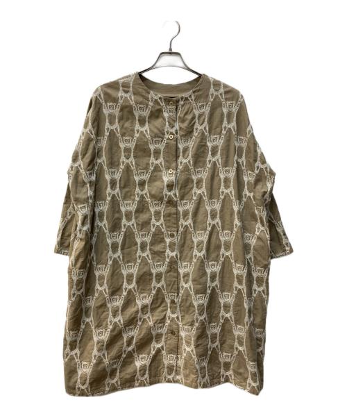 Marble SUD（マーブルシュッド）Marble SUD (マーブルシュッド) ヤッホーベア 2WAY BOXワンピース マーブルシュッド ベージュ サイズ:FREEの古着・服飾アイテム