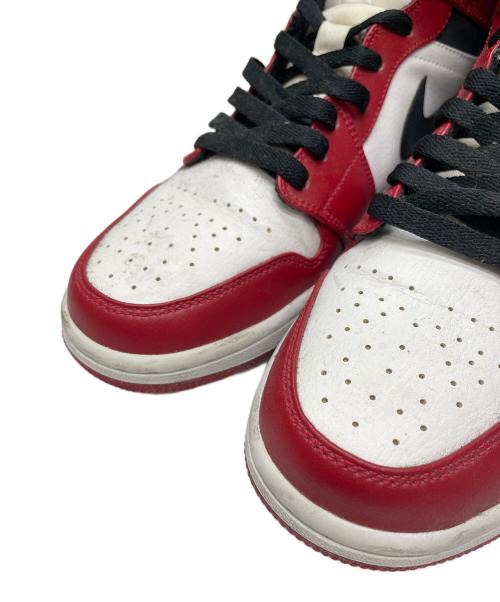 NIKE（ナイキ）NIKE (ナイキ) AIR JORDAN 1 MID CHICAGO レッド サイズ:27の古着・服飾アイテム