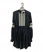 Mame Kurogouchiマメクロゴウチ）の古着「カフタン ワンピース」｜ブラック