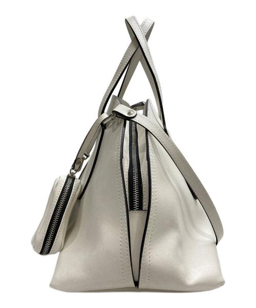 GIANNI CHIARINI（ジャンニ キアリーニ）GIANNI CHIARINI (ジャンニ キアリーニ) 2WAYバッグ ホワイトの古着・服飾アイテム