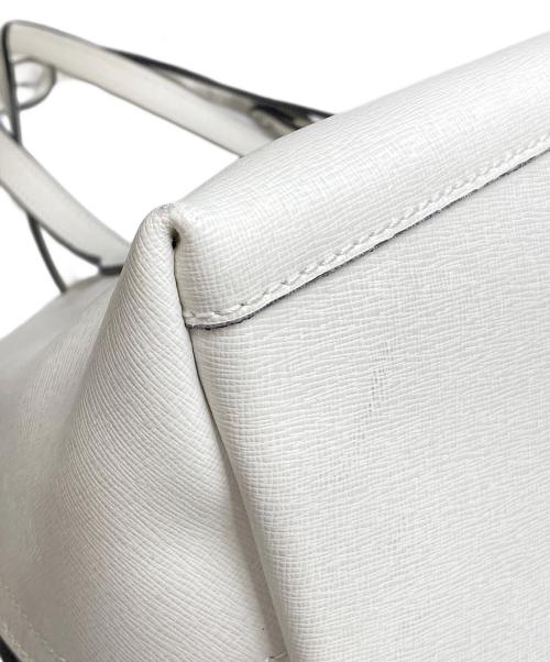 GIANNI CHIARINI（ジャンニ キアリーニ）GIANNI CHIARINI (ジャンニ キアリーニ) 2WAYバッグ ホワイトの古着・服飾アイテム