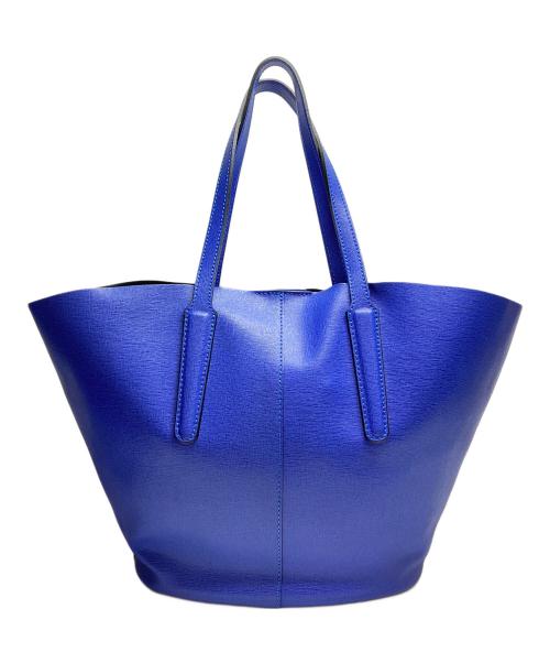 GIANNI CHIARINI（ジャンニ キアリーニ）GIANNI CHIARINI (ジャンニ キアリーニ) トートバッグ ブルーの古着・服飾アイテム
