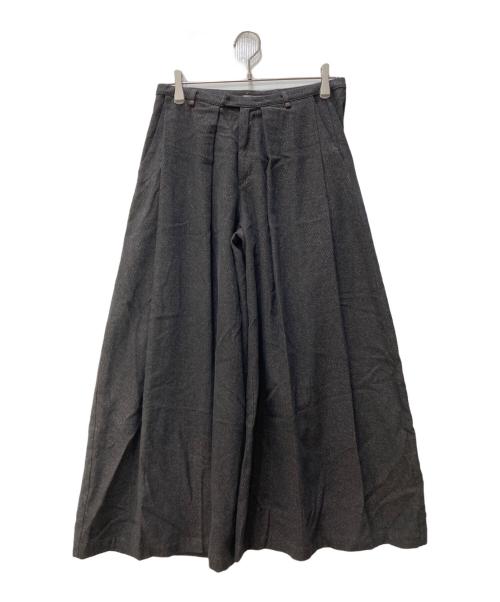 TRANSIT PAR-SUCH（トランジット パーサッチ）TRANSIT PAR-SUCH (トランジット パーサッチ) レーヨン混ワイドパンツ ブラウン サイズ:Mの古着・服飾アイテム