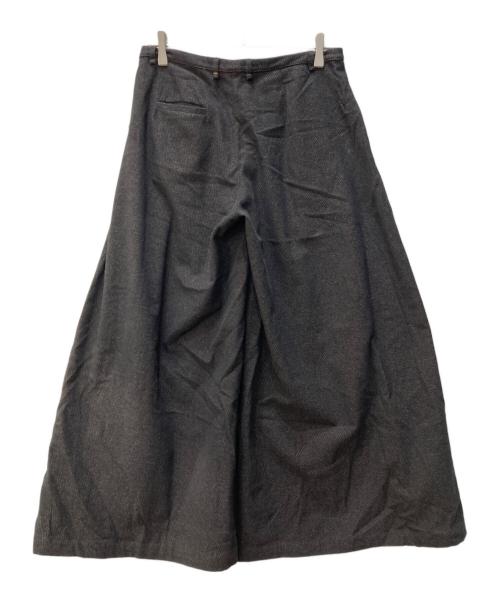 TRANSIT PAR-SUCH（トランジット パーサッチ）TRANSIT PAR-SUCH (トランジット パーサッチ) レーヨン混ワイドパンツ ブラウン サイズ:Mの古着・服飾アイテム