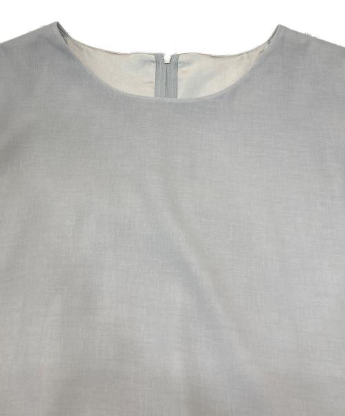 FOXEY NEWYORK（フォクシーニューヨーク）FOXEY NEWYORK (フォクシーニューヨーク) ノースリーブワンピース ブルー サイズ:42の古着・服飾アイテム