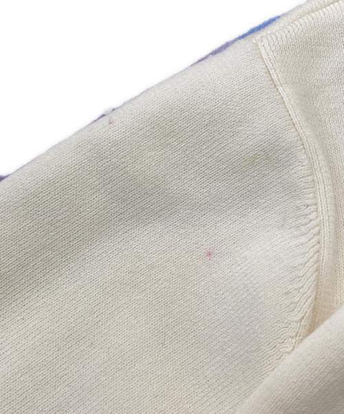 CABAN（キャバン）CABAN (キャバン) GREEN SHOWER エンブロイダリーハーフスリーブカーディガン アイボリー サイズ:FREEの古着・服飾アイテム