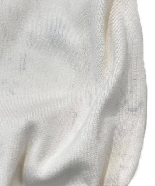 CABAN（キャバン）CABAN (キャバン) GREEN SHOWER エンブロイダリーハーフスリーブカーディガン アイボリー サイズ:FREEの古着・服飾アイテム