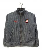 PUMAプーマ）の古着「ヒッコリージップジャケット」｜グレー