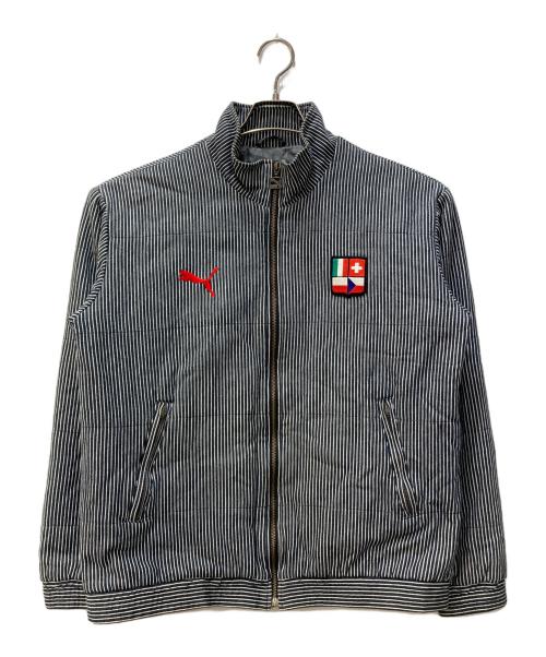 PUMA（プーマ）PUMA (プーマ) ヒッコリージップジャケット グレー サイズ:Lの古着・服飾アイテム