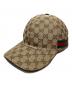 GUCCI（グッチ）の古着「GGキャンバスベースボースキャップ」｜ベージュ
