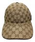 GUCCI (グッチ) GGキャンバスベースボースキャップ ベージュ：20000円