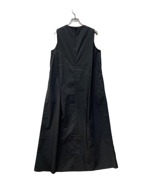 journal standard L'essage（ジャーナルスタンダード レサージュ）journal standard L'essage (ジャーナルスタンダード レサージュ) TCタイプライターノースリーブワンピース ブラック サイズ:サイズ表記無しの古着・服飾アイテム