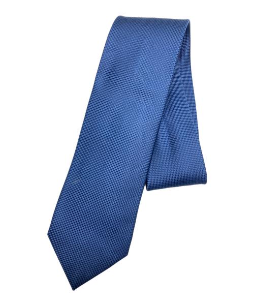 HERMES（エルメス）HERMES (エルメス) シルクネクタイ ネイビー サイズ:サイズ表記無しの古着・服飾アイテム