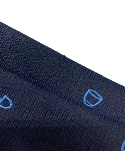HERMES（エルメス）HERMES (エルメス) シルクネクタイ ネイビー サイズ:サイズ表記無しの古着・服飾アイテム