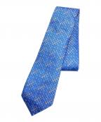 GUCCIグッチ）の古着「シルクジャカード ネクタイ」｜ブルー