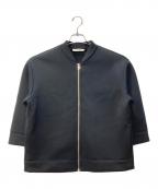 'S Max Maraエスマックスマーラ）の古着「GHIANDA スキューバ ジャージー ジャケット」｜ブラック