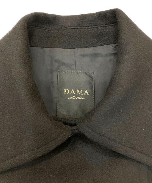 DAMA collection（ダーマコレクション）DAMA collection (ダーマコレクション) Pコート ブラック サイズ:Mの古着・服飾アイテム