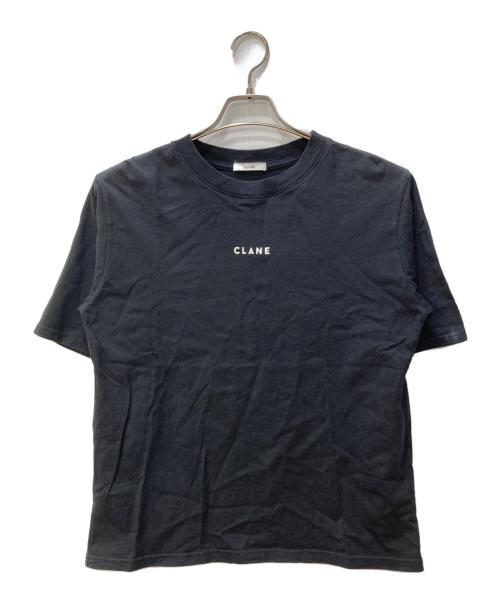 CLANE（クラネ）CLANE (クラネ) プリントTシャツ ブラック サイズ:1の古着・服飾アイテム