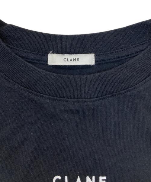 CLANE（クラネ）CLANE (クラネ) プリントTシャツ ブラック サイズ:1の古着・服飾アイテム