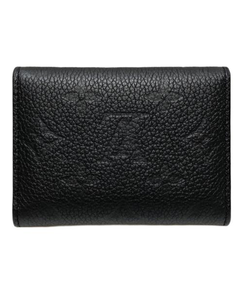 LOUIS VUITTON（ルイ ヴィトン）LOUIS VUITTON (ルイ ヴィトン) モノグラム・アンプラント アンヴェロップ・カルト ドゥ ヴィジット カードケース ブラックの古着・服飾アイテム