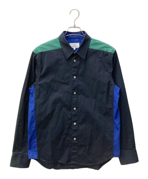 Calvin Klein（カルバンクライン）Calvin Klein (カルバンクライン) 長袖シャツ ブラック サイズ:Ⅿの古着・服飾アイテム
