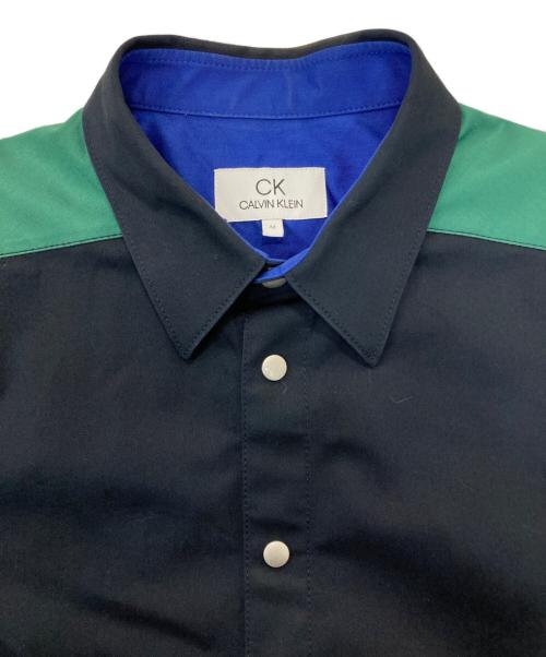 Calvin Klein（カルバンクライン）Calvin Klein (カルバンクライン) 長袖シャツ ブラック サイズ:Ⅿの古着・服飾アイテム