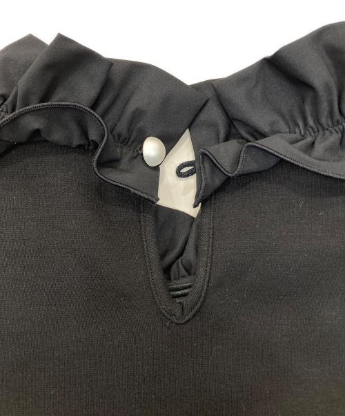 M'S GRACY（エムズグレイシー）M'S GRACY (エムズグレイシー) フリルブラウス ブラック サイズ:SIZE 40の古着・服飾アイテム