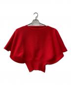 CFCLシーエフシーエル）の古着「POTTERY CREASE SHORT SLEEVE ROUND TOP」｜レッド