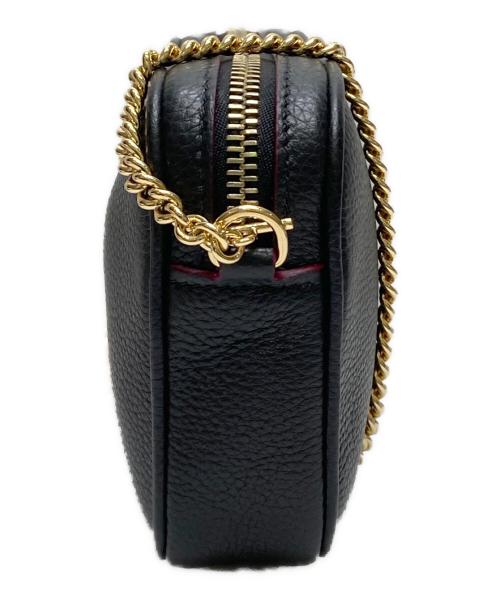 GUCCI（グッチ）GUCCI (グッチ) GGマーモント ミニカメラバッグ ブラックの古着・服飾アイテム