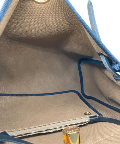 HERMES（エルメス）HERMES (エルメス) エールバッグジップPM トワルオフィシエレザー ブラウンの古着・服飾アイテム