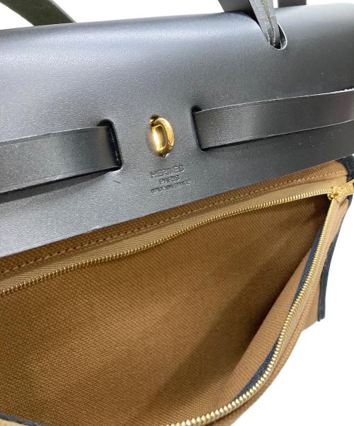 HERMES（エルメス）HERMES (エルメス) エールバッグジップPM トワルオフィシエレザー ブラウンの古着・服飾アイテム