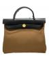 HERMES（エルメス）の古着「エールバッグジップPM トワルオフィシエレザー」｜ブラウン