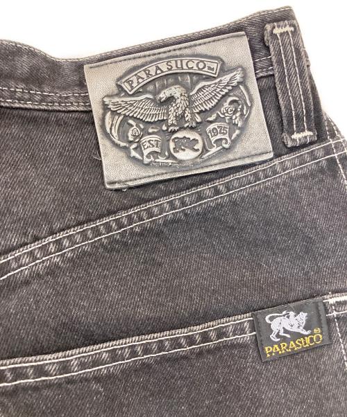 PARASUCO（パラスコ）PARASUCO (パラスコ) ブラックデニム ブラック サイズ:Sの古着・服飾アイテム