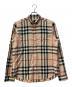 BURBERRY BRIT（バーバリーブリット）の古着「ノバチェックシャツ」｜ベージュ