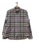 BURBERRY BRIT（バーバリーブリット）の古着「ノバチェックシャツ」｜パープル